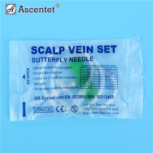 Medical Disposable Intravenous Needle Safety Butterfly Scalp Vein Set For Infusion
