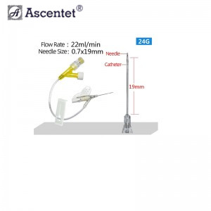 Positive Pressure Intravenous Closed Disposable Indwelling Needle