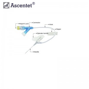 Positive Pressure Intravenous Closed Disposable Indwelling Needle